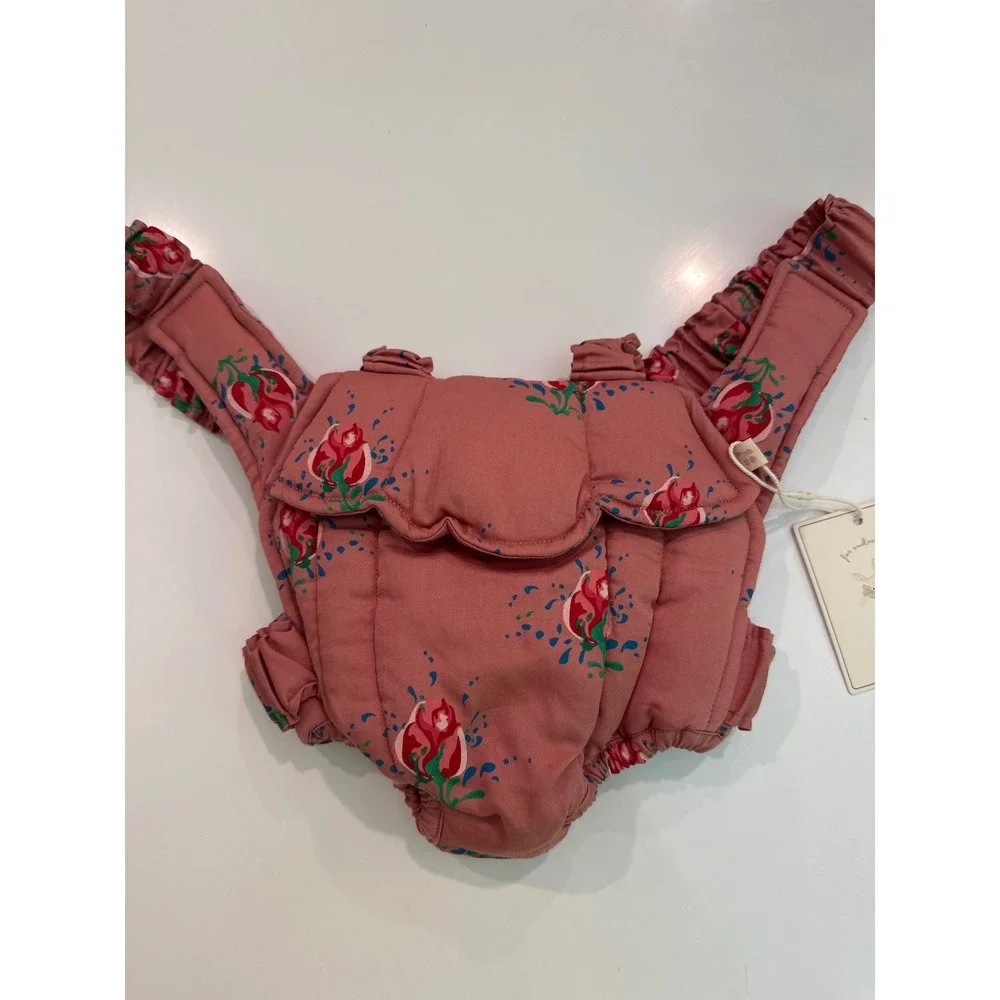 Konges Slojd Complete Doll Set Vita Rosa Blush Bag Carrier Bedding Nursery NWT